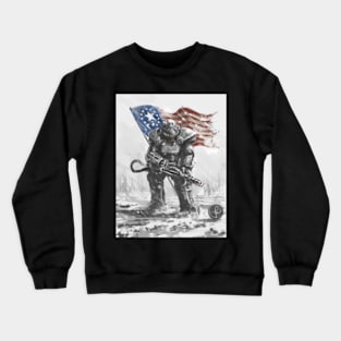 Fallout 3 Enclave Battle Power Armor Gaming Crewneck Sweatshirt